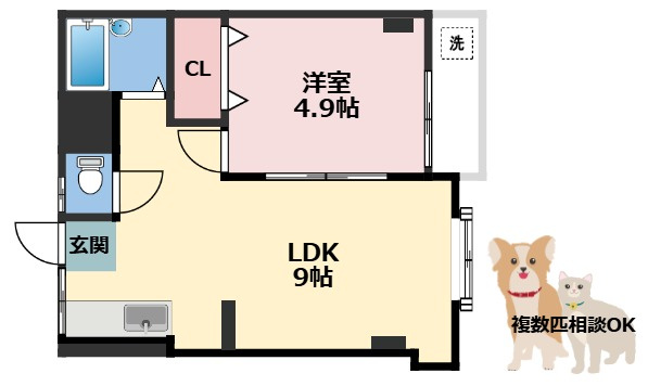 ペントハウス11の間取り