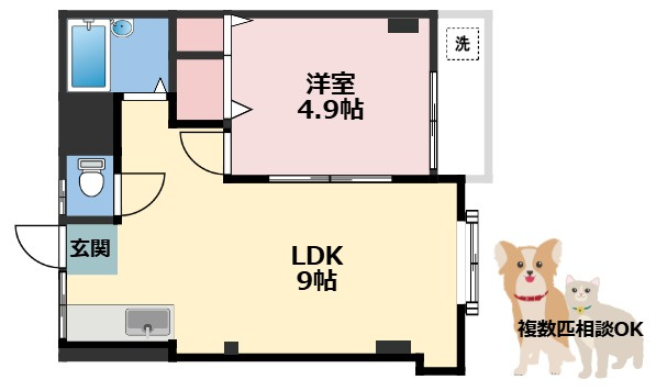 ペントハウス11の間取り