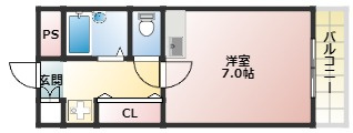 メルべーユの間取り