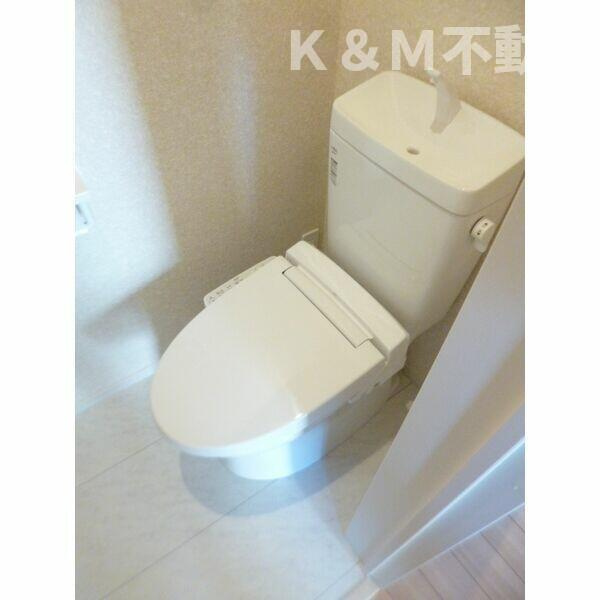 グレースバレーのトイレ|落ち着いた色調のトイレです