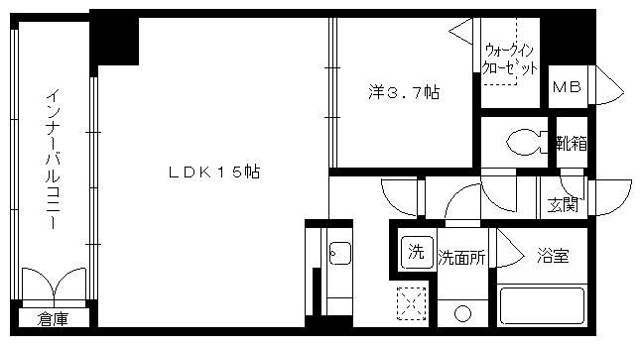 【間取り】 | ナビールコート薬院