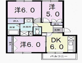 ミュゼ上町の間取り|間取図