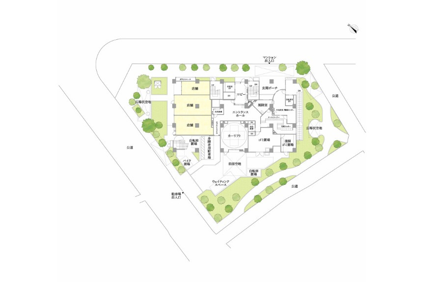 ★仲介手数料無料★グローリオタワー巣鴨（15階南西向き住戸・空室につき即入居可能）の区画図
