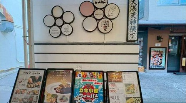 大阪市北区池田町の店舗一部の外観