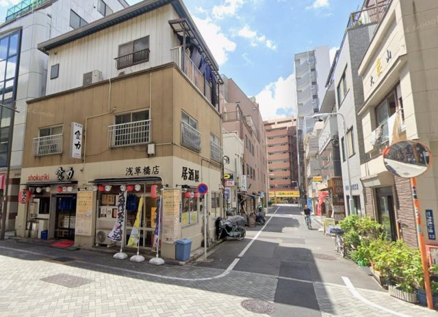 台東区浅草橋１丁目の店舗一部の周辺