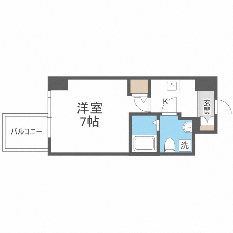 APRILE南森町の間取り
