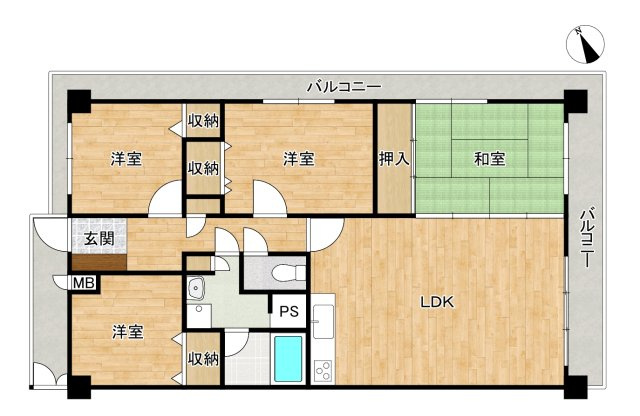 【間取り】 | パストラルハイム白藤壱番館