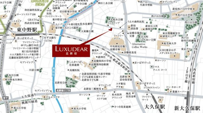 【地図】 | ラグディア北新宿