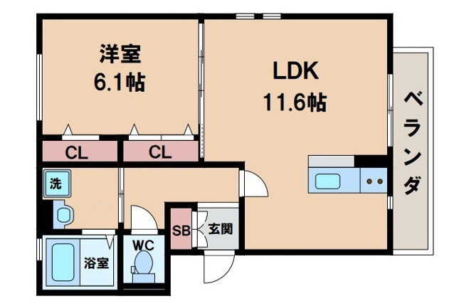 【間取り】 | スクエアプレイス天王寺東　Ａ棟