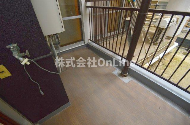東大阪市横沼町２丁目の賃貸マンションのバルコニー