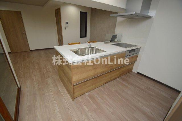 東大阪市横沼町２丁目の賃貸マンションのキッチン