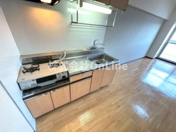 東大阪市横沼町３丁目の賃貸マンションのキッチン