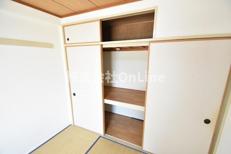 東大阪市友井５丁目の賃貸マンションの収納