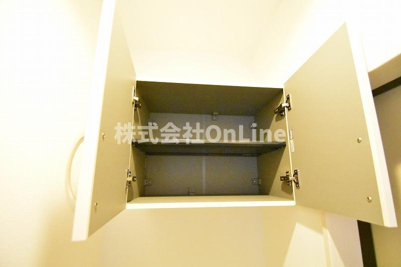 東大阪市長瀬町１丁目のアパートの収納