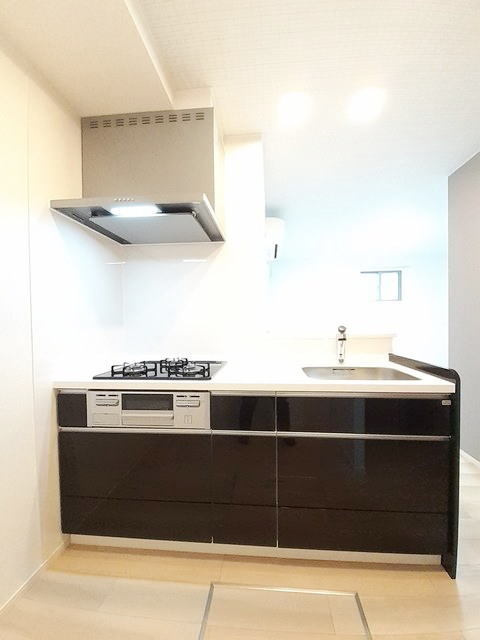 熊本市南区近見４丁目のアパートのキッチン