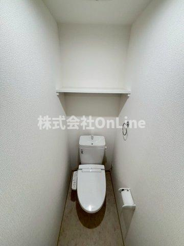 東大阪市花園東町３丁目のアパートのトイレ