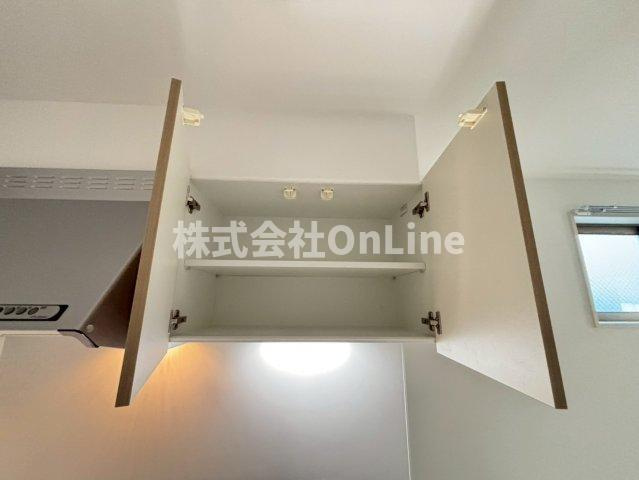 東大阪市花園東町３丁目のアパートの収納
