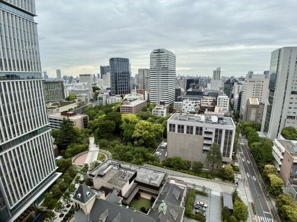 千代田区紀尾井町の賃貸マンションのバルコニー|眺望
