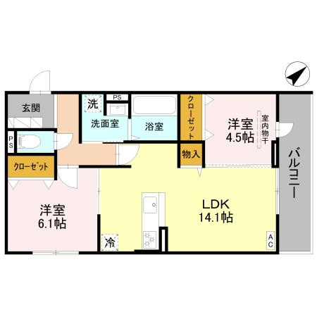 ステラフォーリアの間取り