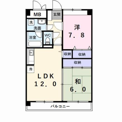リバーサイドＷｉｌｌｏｗの間取り
