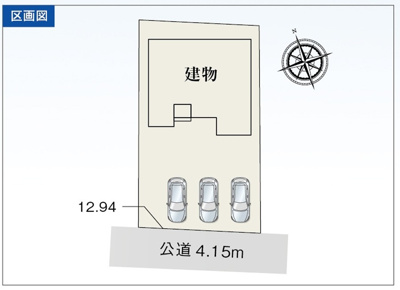 【区画図】 | 浜松市中央区舞阪町舞阪 新築一戸建て | 区画図です
