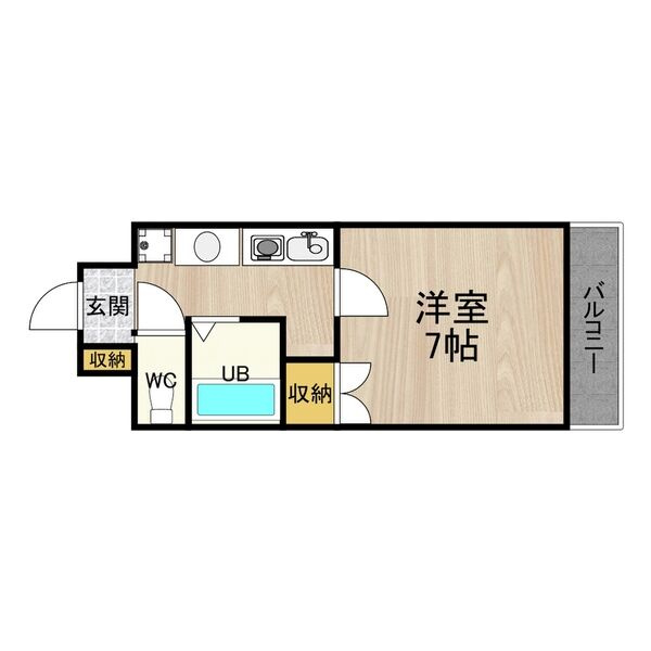 パークモダン高井田の間取り