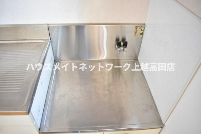 ウイングヒルズＢ棟のキッチン|コンロ置場