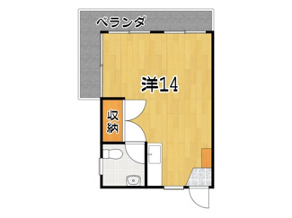 【間取り】 | コーポ嶺