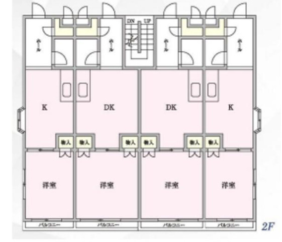 西都賀マンションの間取り