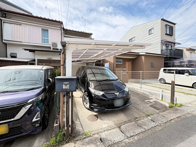 久我石原町の前面道路含む現地写真