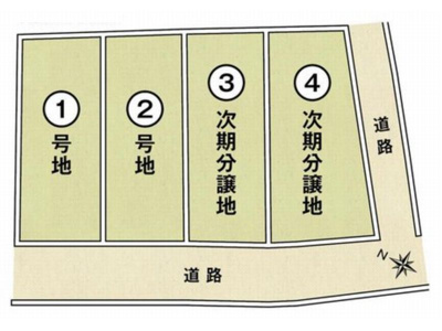 【区画図】 | 山科区小山谷田町　新築戸建