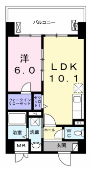 【間取り】 | ヴァンヴェール森の宮