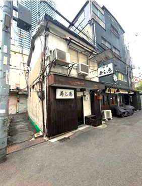 曾根崎２丁目テナントの外観