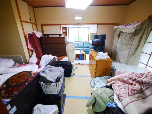 富里市十倉　平屋中古戸建の内装|平成20年4月築２DK平屋 敷地約82坪　屋内外残置多数あり現況引渡し。 駐車2台可能 北東公道角地