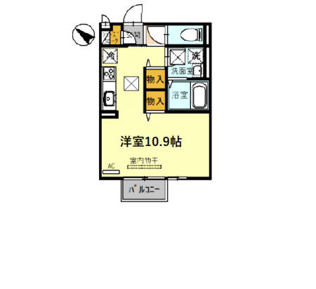 セジュール天満の間取り