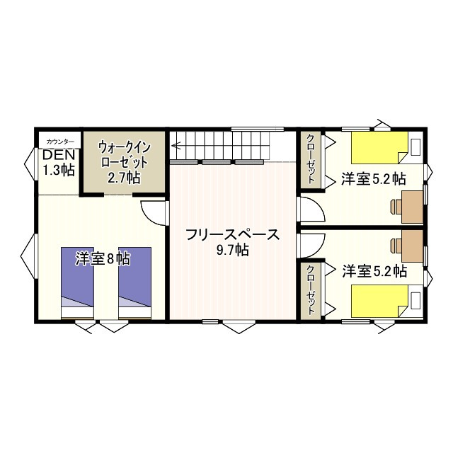 東根市神町西2の間取り|2F