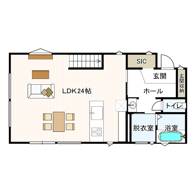 東根市神町西2の間取り|1F
