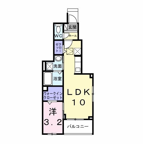 クレッシェンド石ヶ瀬　　刈谷市近郊の賃貸ならクラスホーム刈谷店の間取り