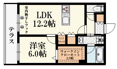 キルシュ　ブリューテ　２の間取り