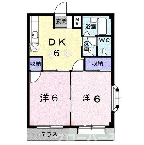 フォレストパークＡの間取り