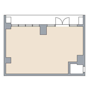 (仮称)スリーアイランドタワー桜通葵【　1階路面店　】の間取り