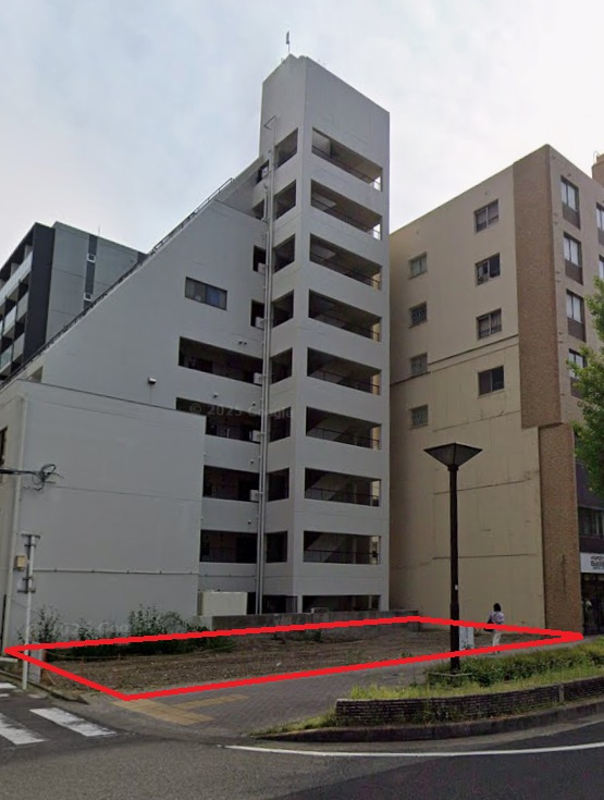 (仮称)スリーアイランドタワー桜通葵【　1階路面店　】|※現地写真（建築工事開始前）