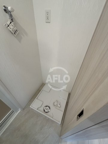 プレジオ玉造の洗面所|プレジオ玉造　洗濯置場