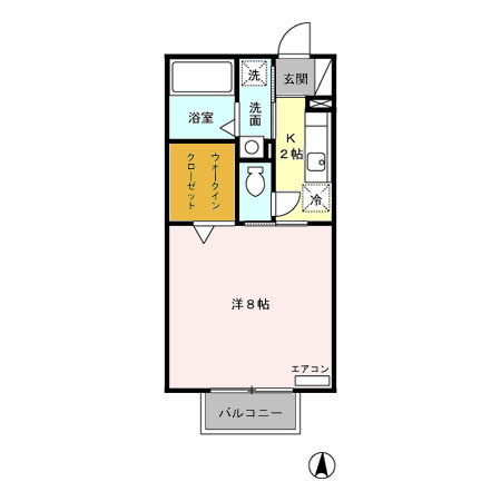 メゾンモナリエの間取り