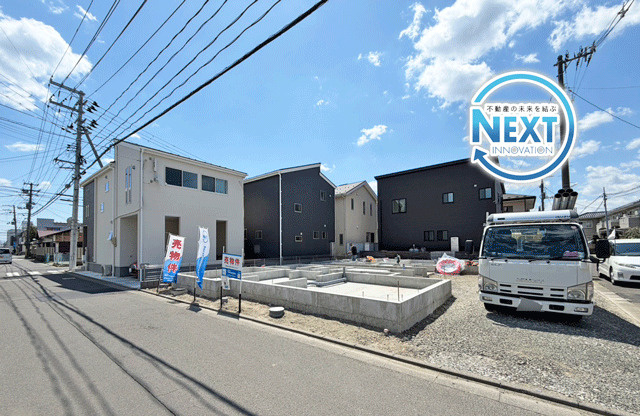 キャッスルパーク南小泉三丁目Ⅶの前面道路含む現地写真