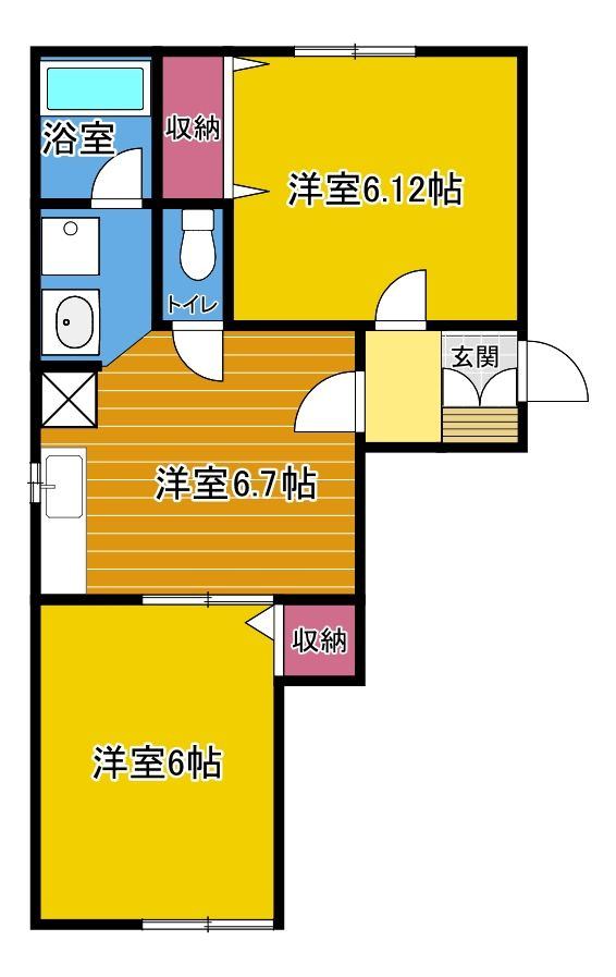 さくらハウスの間取り