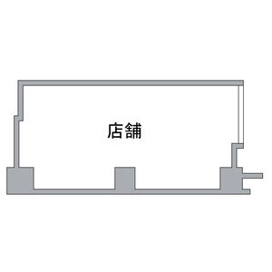【間取り】 | (仮称)スリーアイランドタワー泉高岳【　1階路面店　】