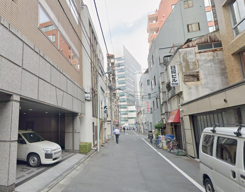 中央区日本橋茅場町２丁目の事務所の周辺