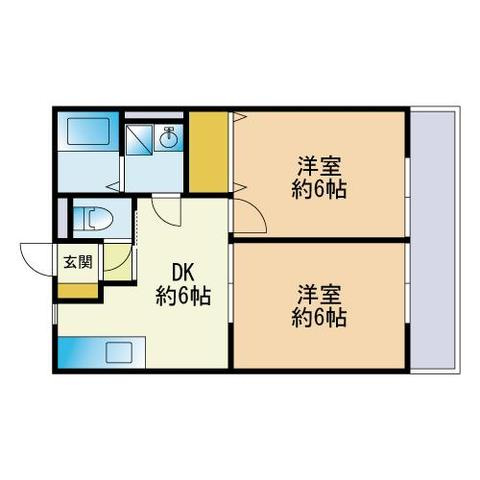 レトア千鳥Aの間取り