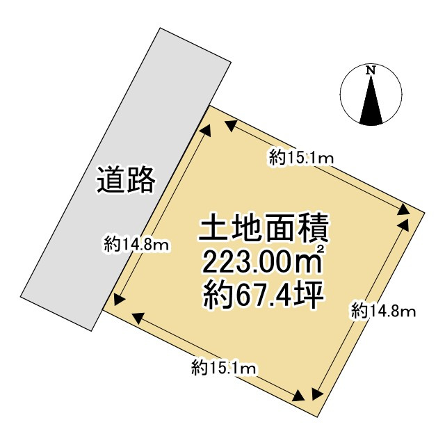 津市一身田平野 売土地